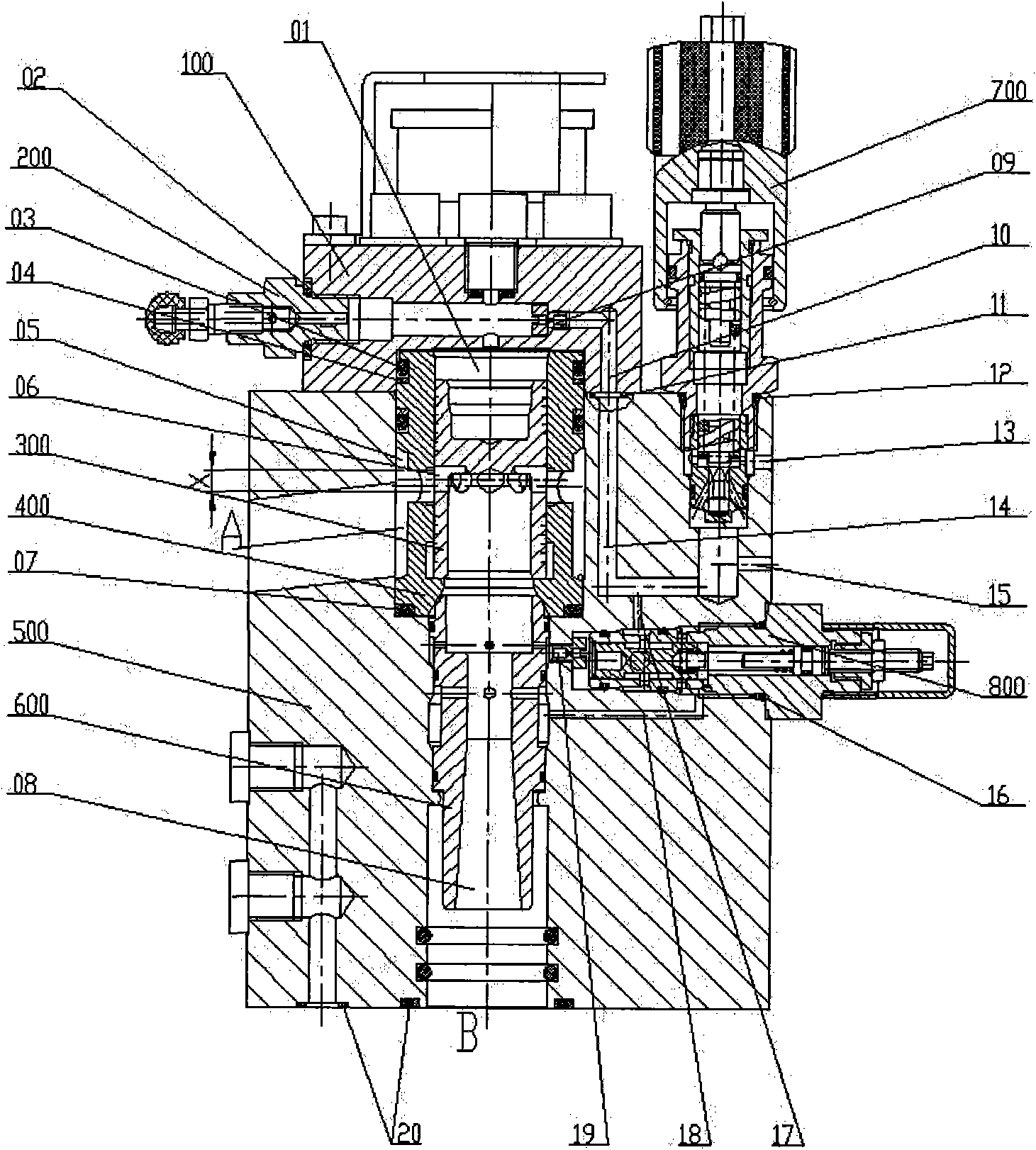 Hydraulic control flow valve