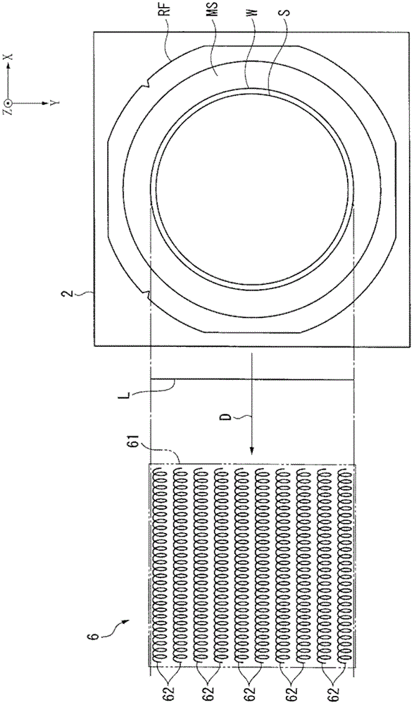 Energy application device and energy application method