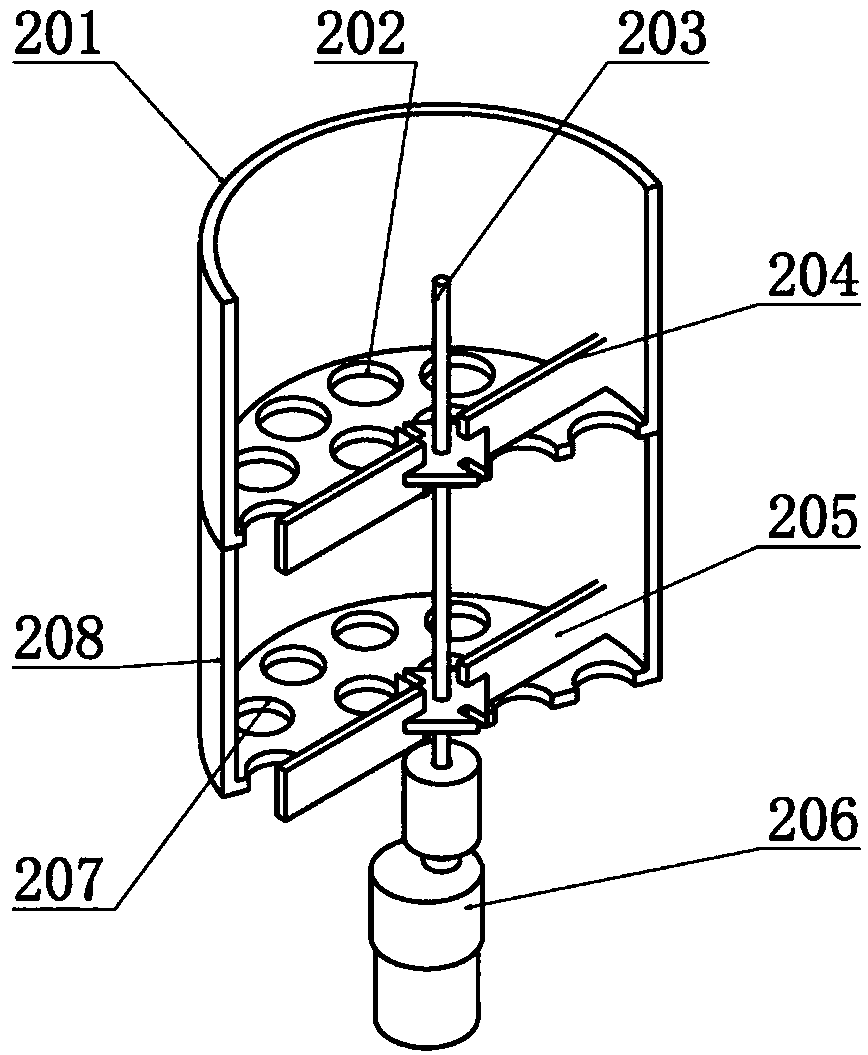 A gear conveyor belt type coin sorting, counting and packaging all-in-one machine