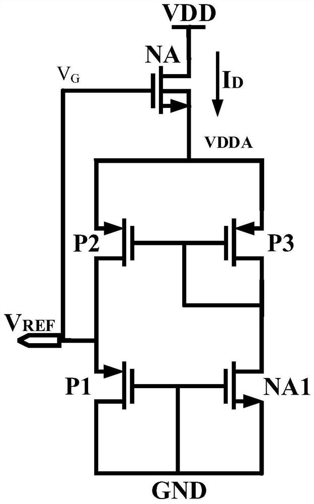 Zero-current-loss single-tube grid-control circuit with pre-voltage-stabilization function