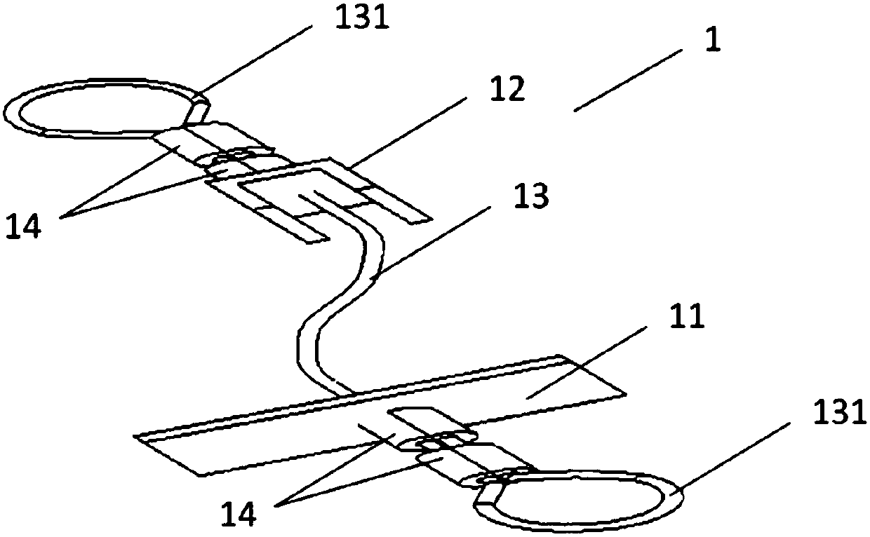 Tile connecting device, tiled roof and mounting method of tile connecting device