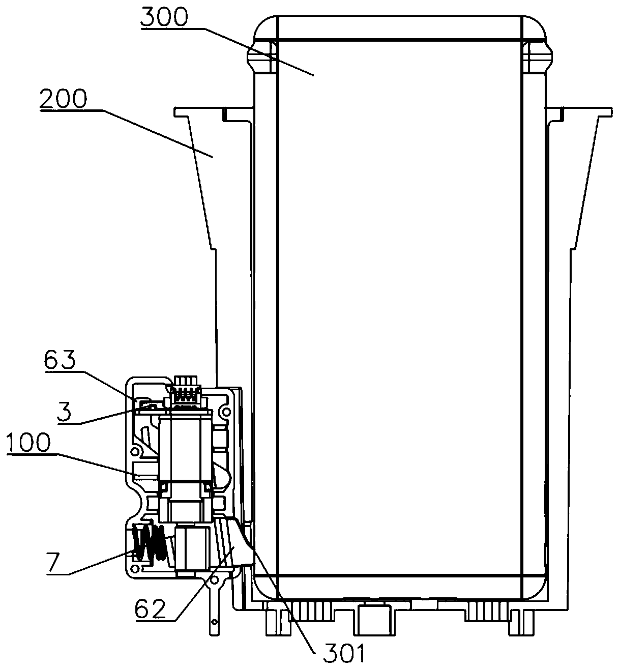 Anti-theft buckle mechanism of sharing charging equipment