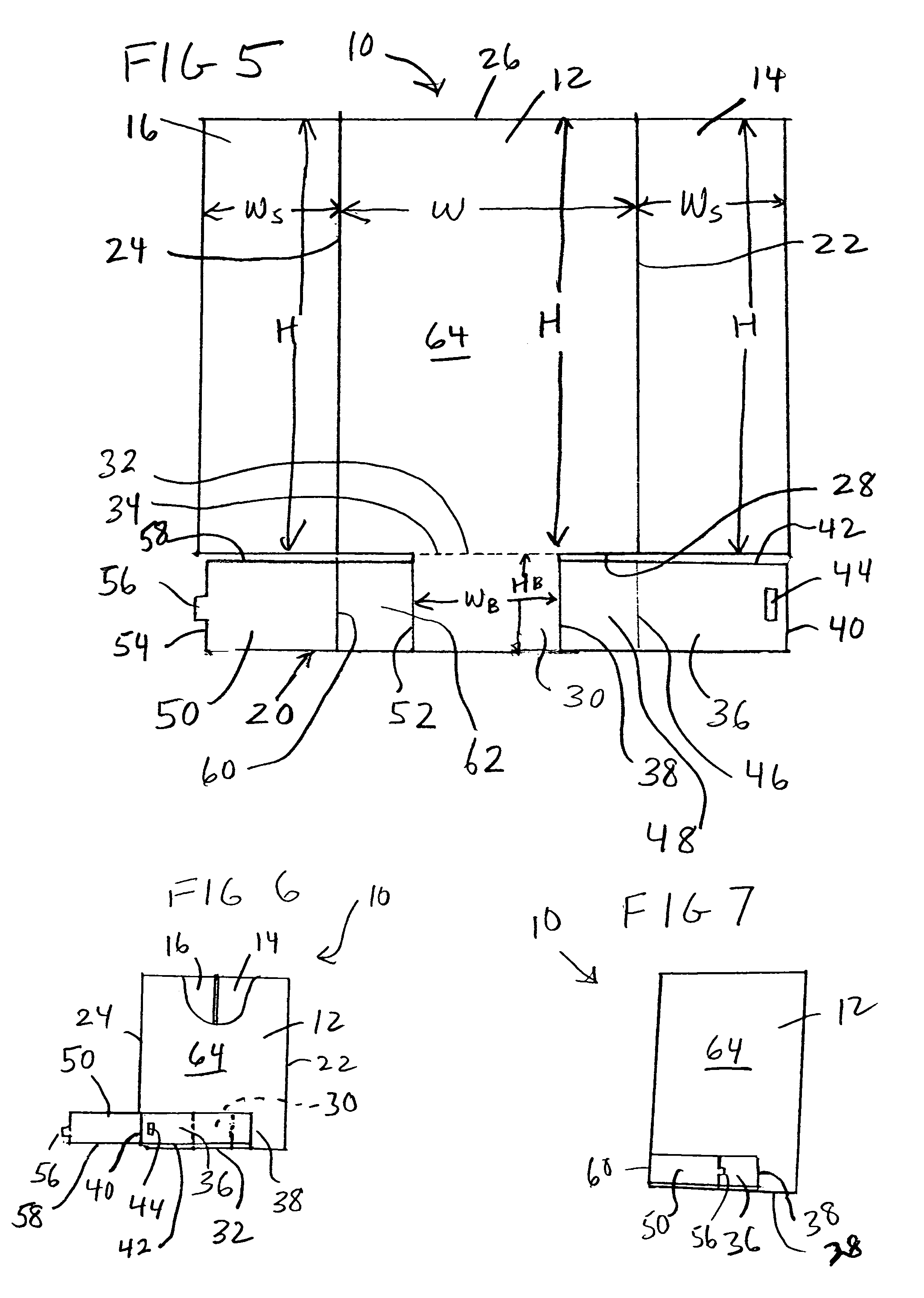 Portable display device with integral support foot