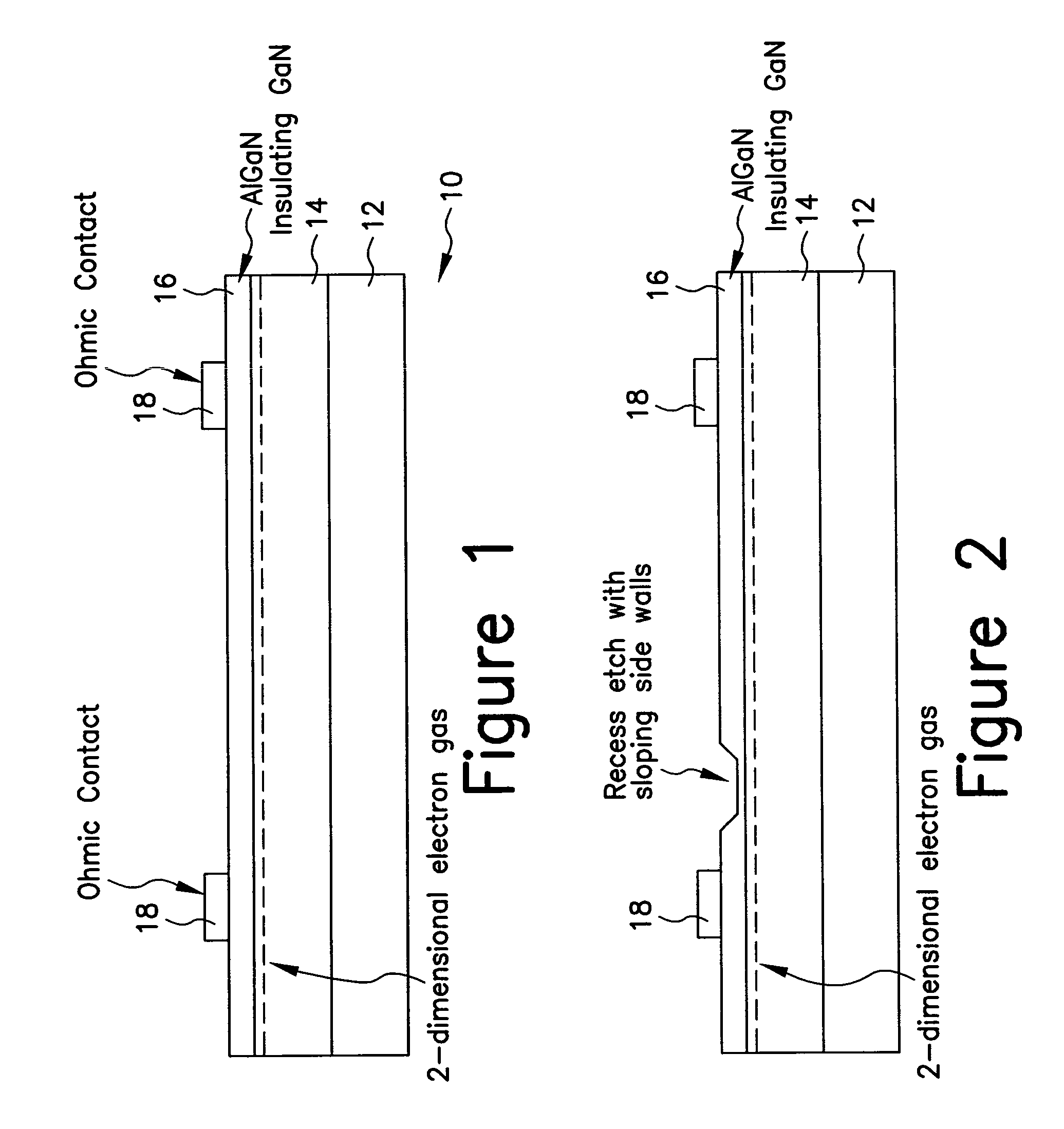 Enhancement mode iii-nitride fet