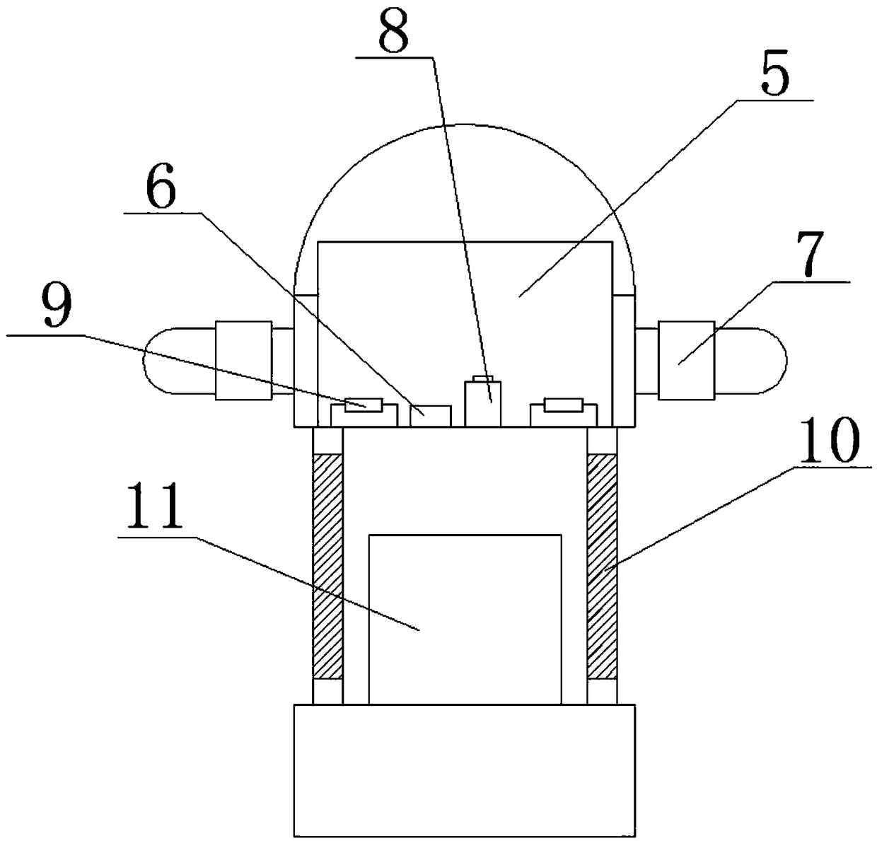 Underground longitude and latitude detecting method