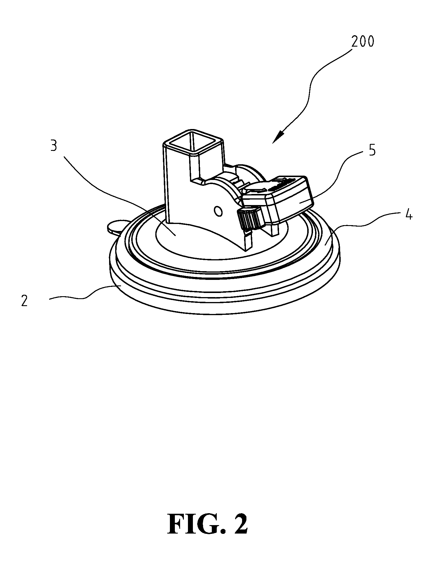 Structure for a suction device