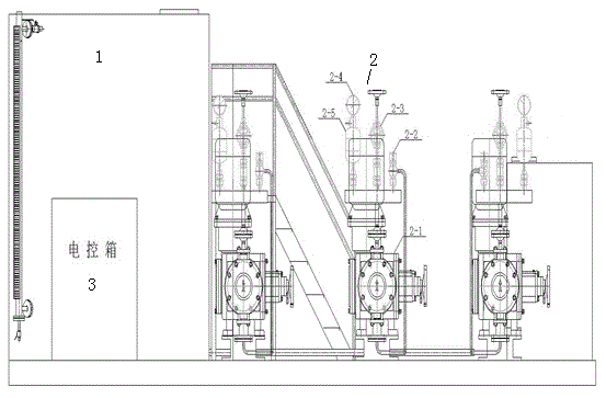 Continuous injecting and acidizing unit for water injection well