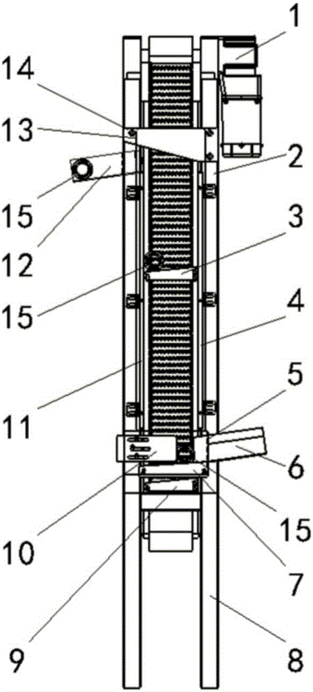 Vertical lifting conveyor