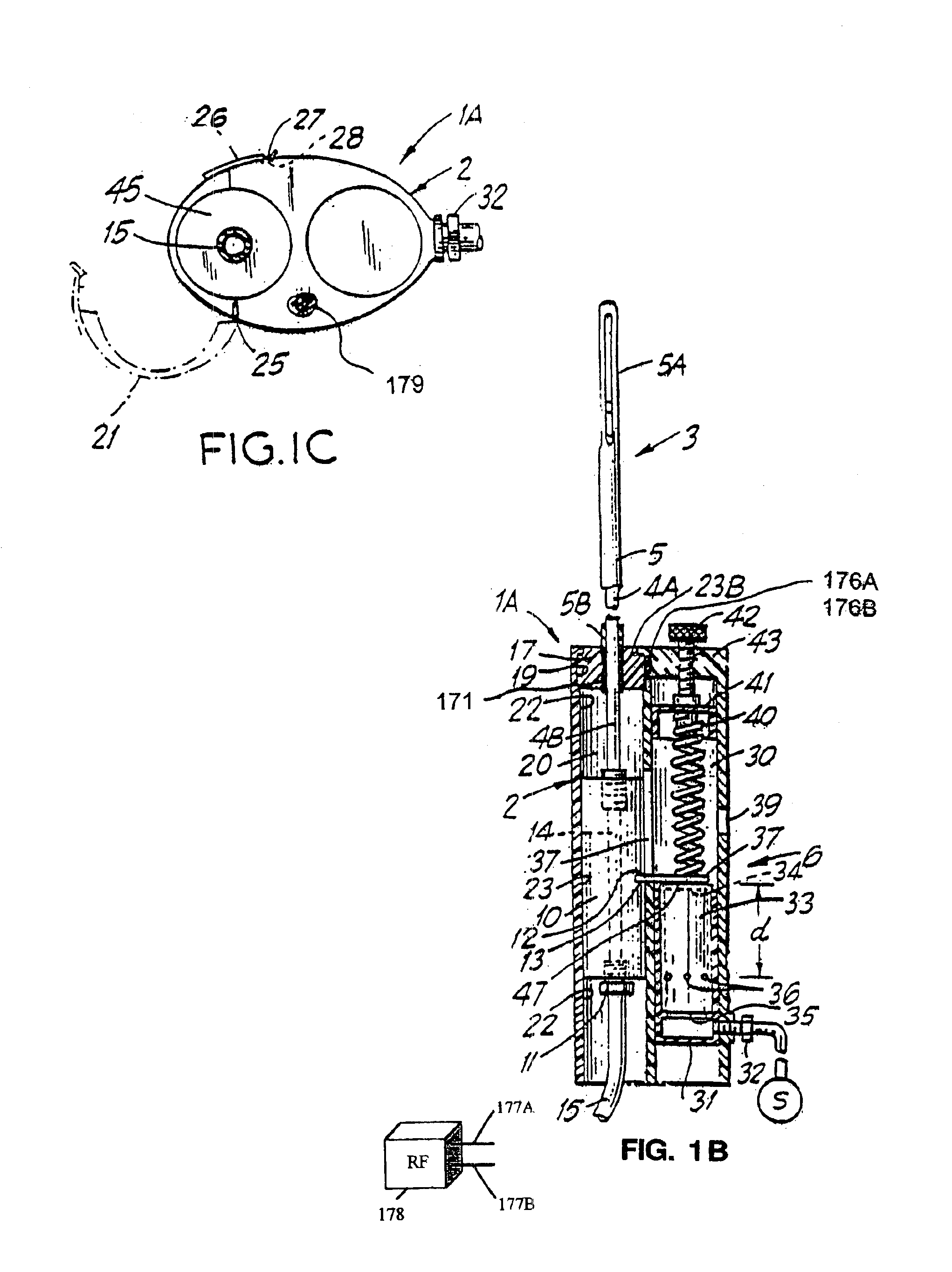 Air-powered tissue aspiration instrument with electro-cauterizing dual-cannula assembly