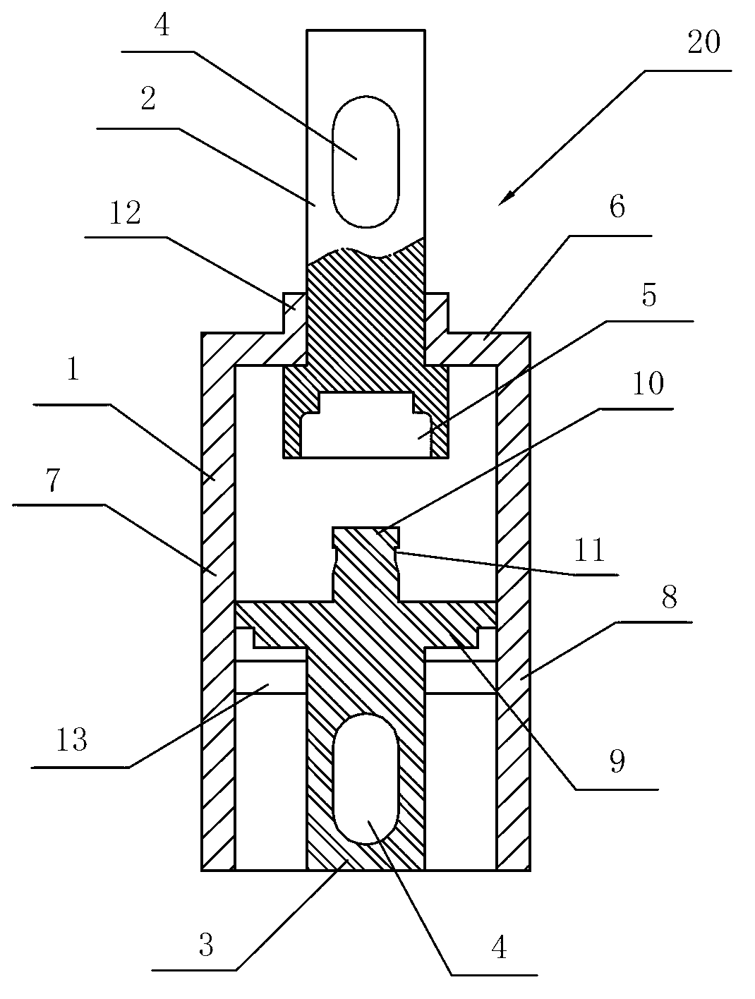 Air charging and exhausting valve oil seal inner flange gauge and detecting method thereof