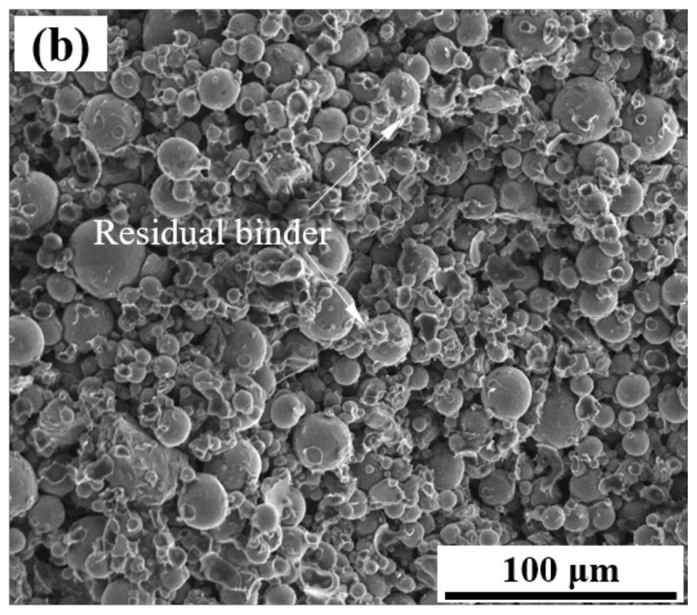 Fast-degreased feed for injection molding of titanium powder and titanium product of fast-degreased feed