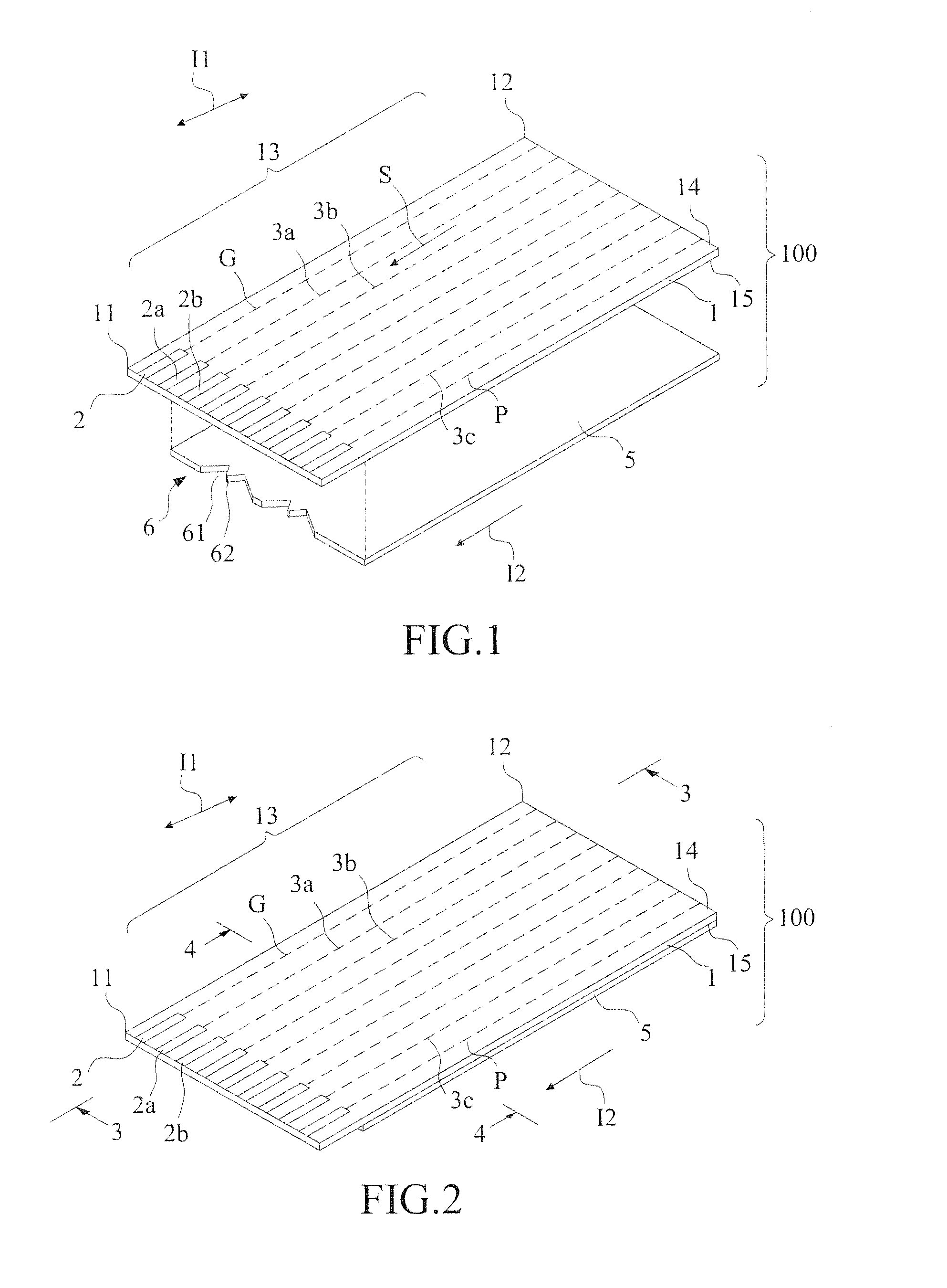 Attenuation reduction grounding pattern structure for connection pads of flexible circuit board