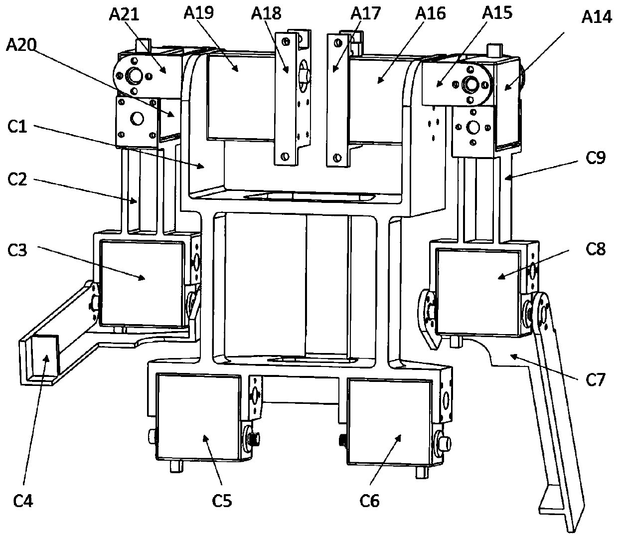 A structure-changing robot