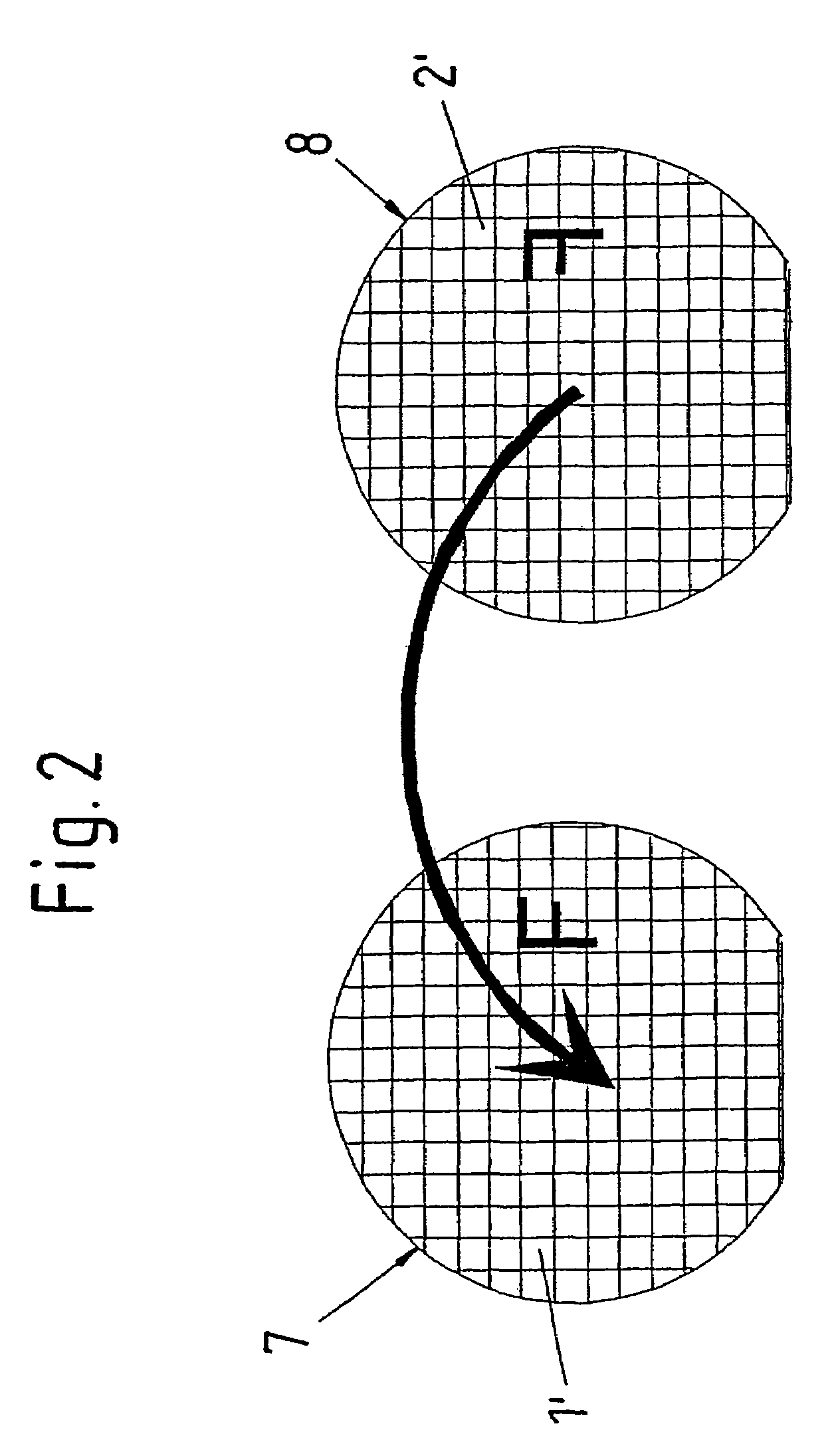 Photodiode array and method for establishing a link between a first semiconductor element and a second semiconductor element