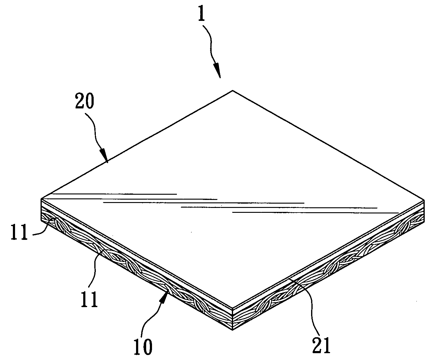 Composite panel and method of making the same