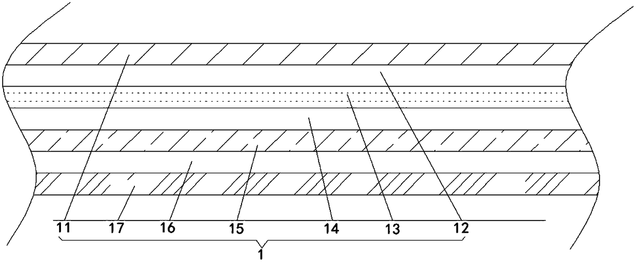 Surface anti-graffiti coating structure of leather and artificial material