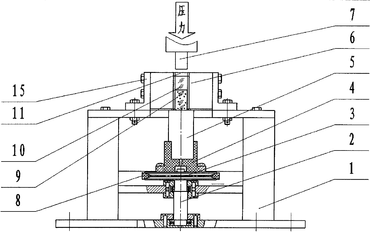 Inertia friction welding physical simulation test device