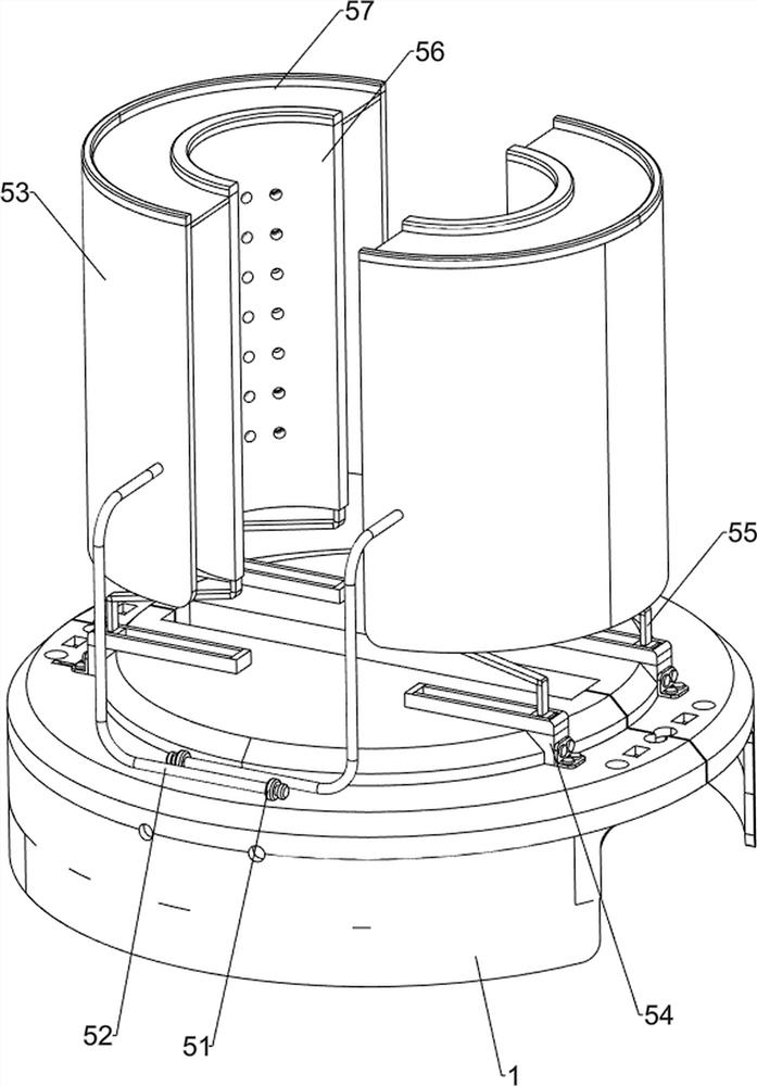 Gypsum crushing and falling-off equipment for orthopedics department