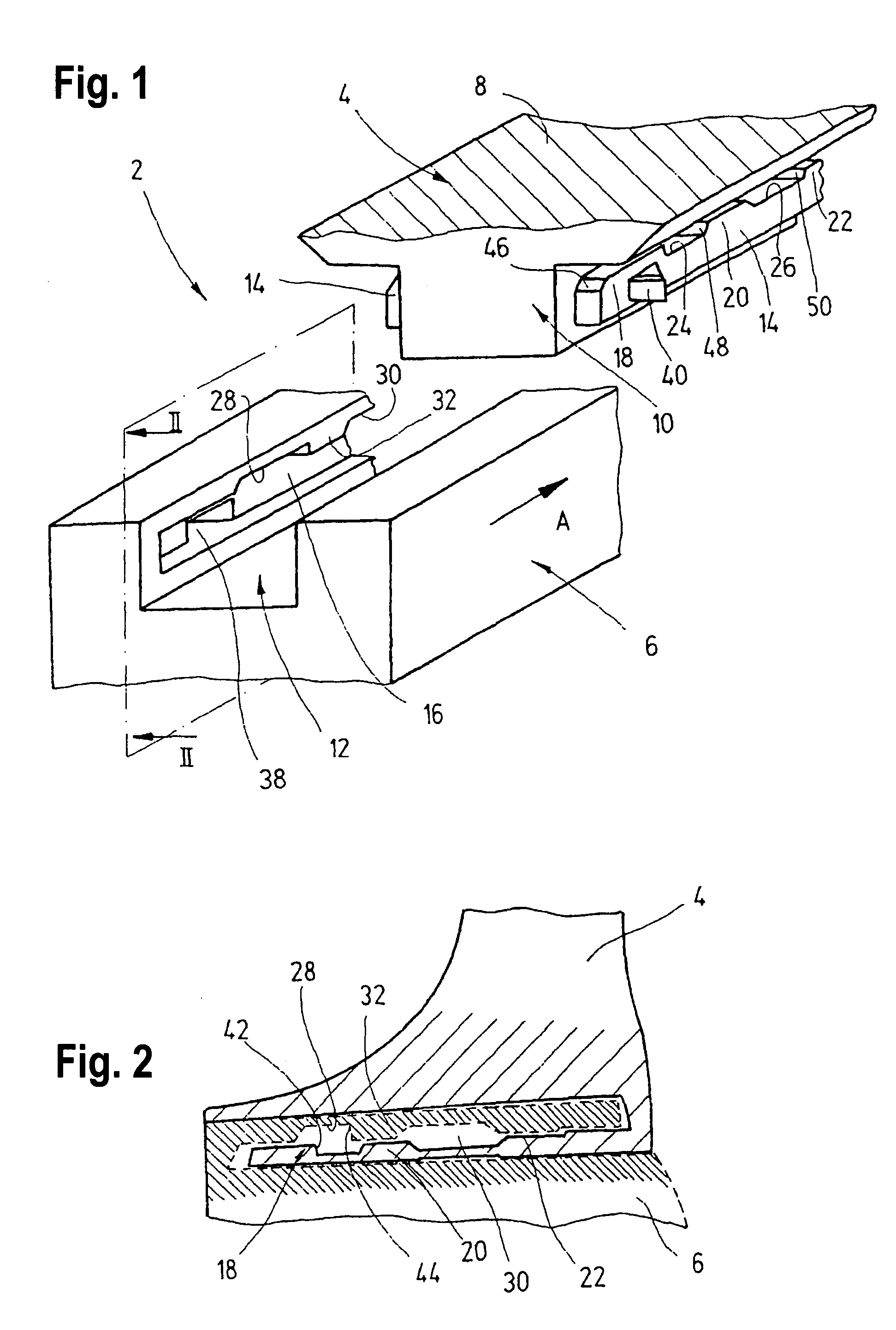 Device for locking an electrical device to an accessory part