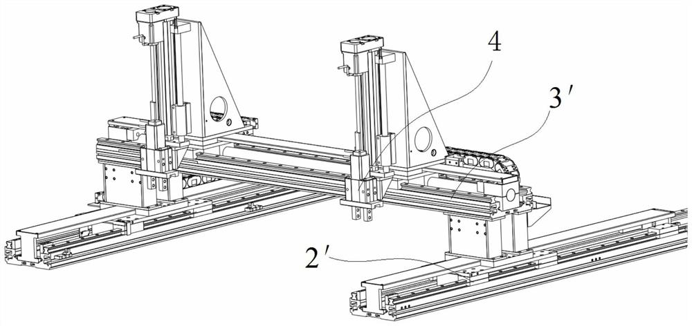 Flexible joint and double-drive gantry rectangular coordinate platform