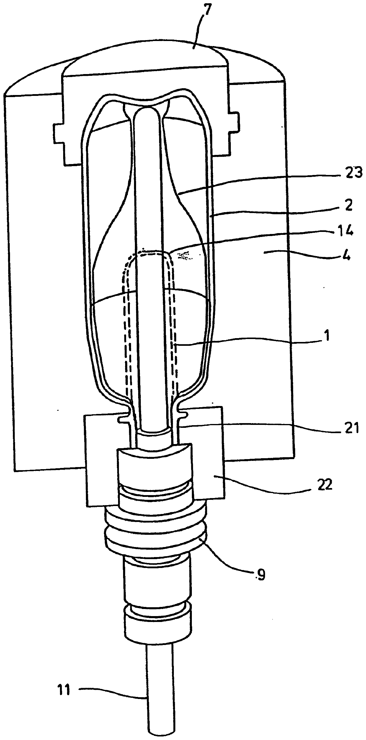 Quick-change mandrel having active preform clamping