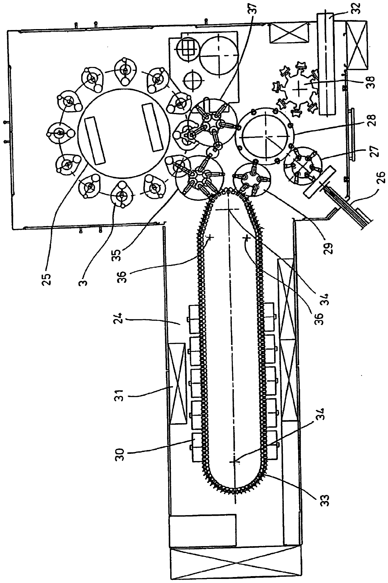 Quick-change mandrel having active preform clamping