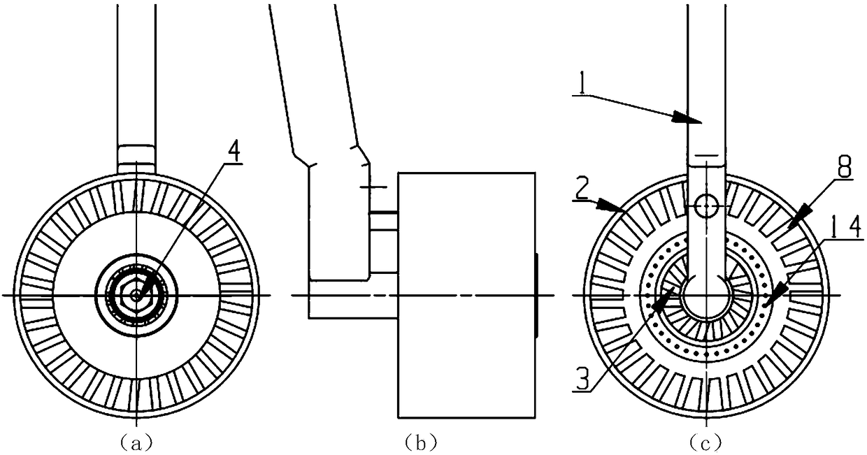 Low-emission combustion chamber head part with oil way automatic regulating valve structure
