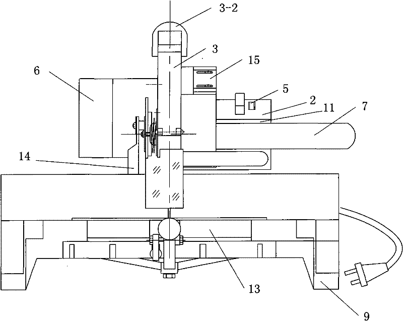 Floor cutting machine