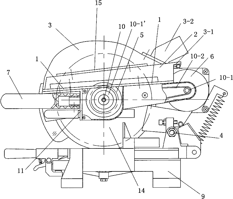 Floor cutting machine