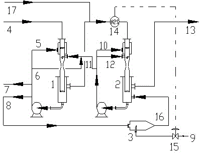 Acidic gas treatment process and system