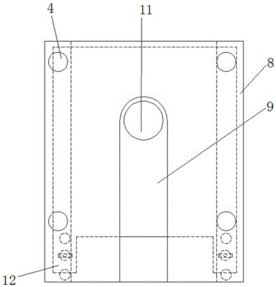 Casting device for box body type casting of refrigerator liner mold