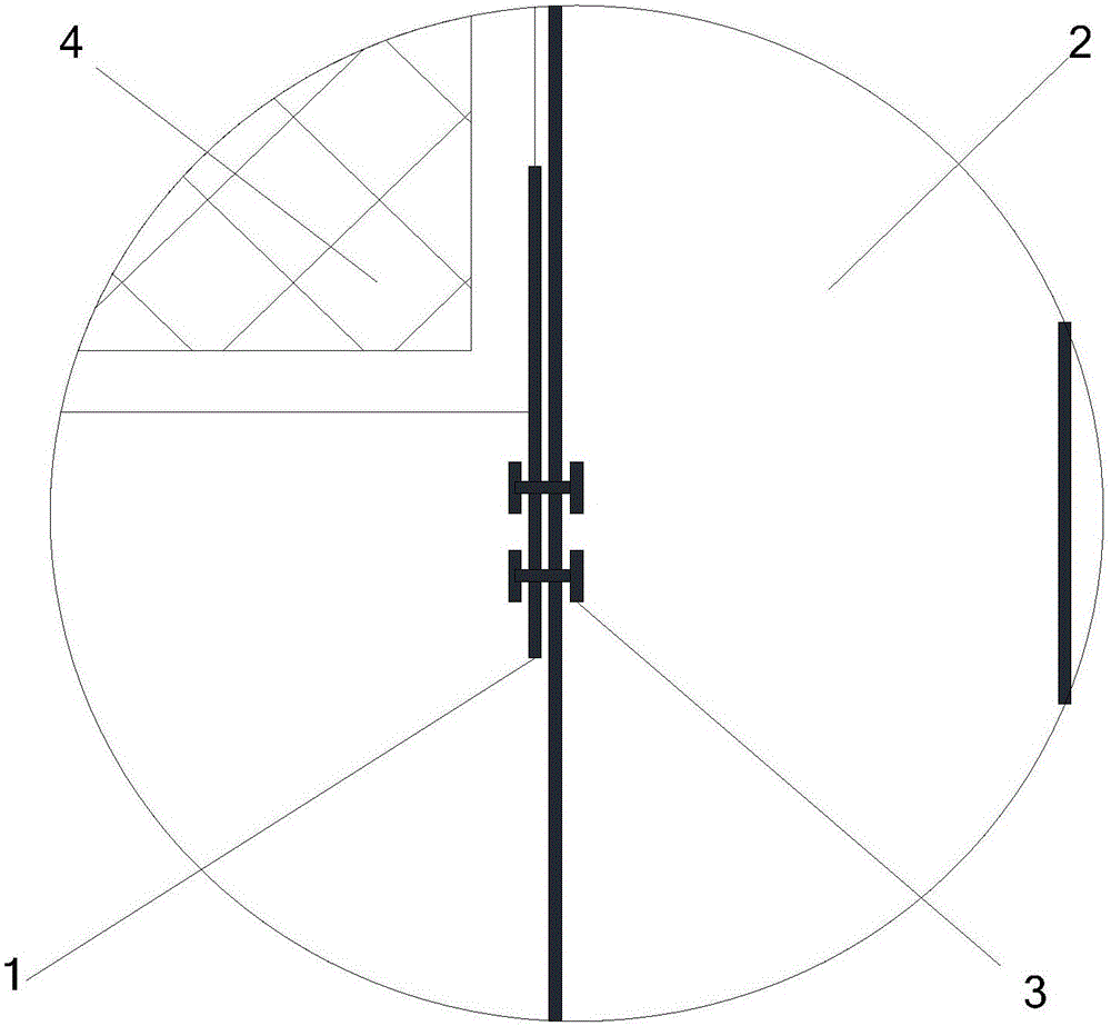 Steel ladder cage installation structure and installation method