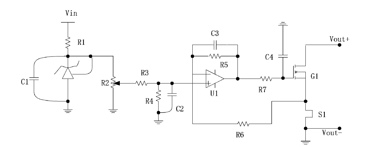 Realization circuit and realization method of constant current and constant power