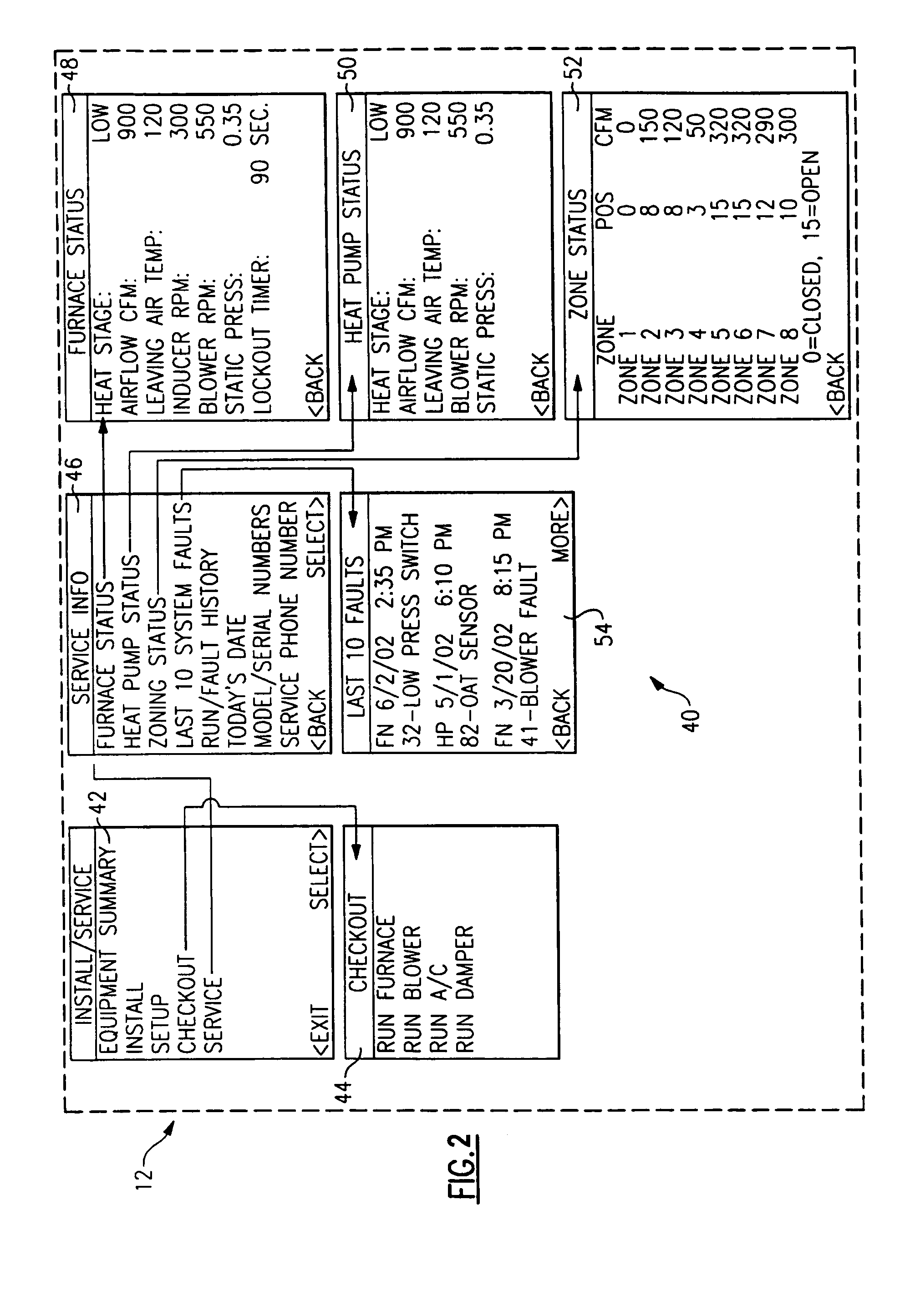 Service and diagnostic tool for HVAC systems