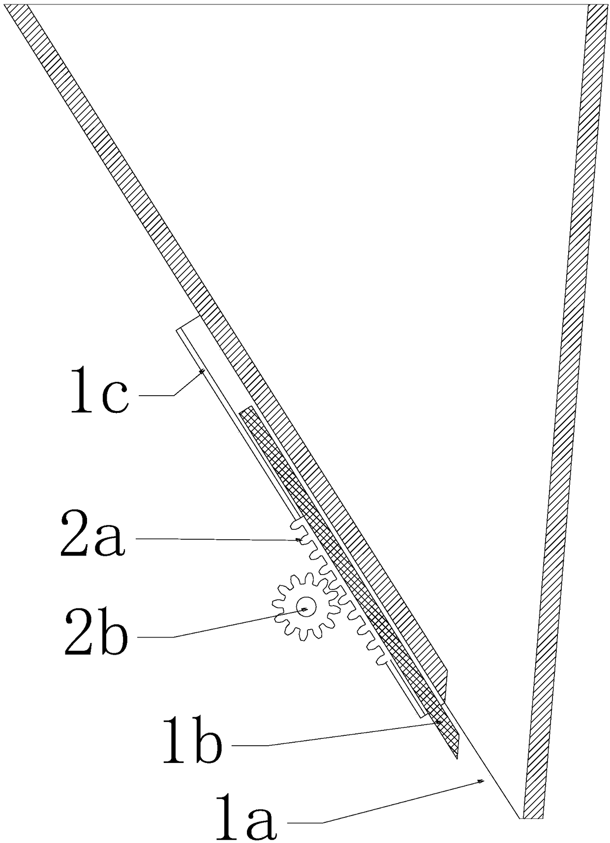 Feeding system of powder metallurgy baking equipment