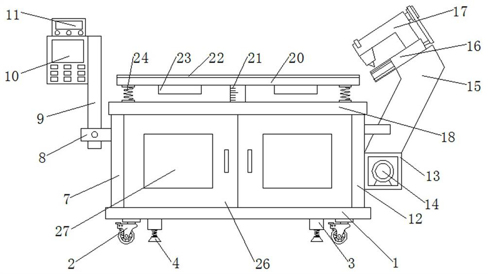 A mattress wrapping machine