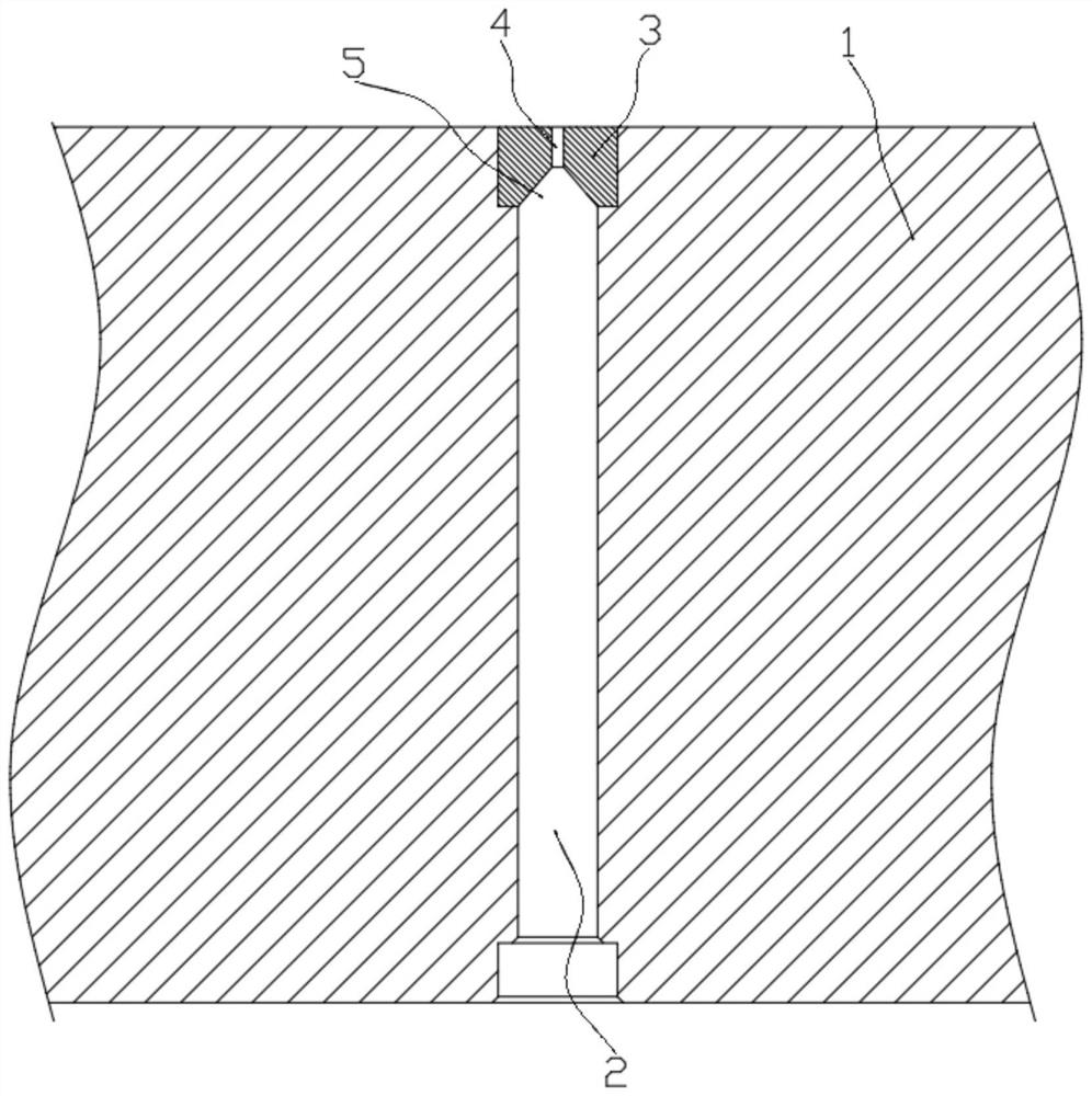 Lower electrode structure capable of effectively preventing Arcling and installation method thereof