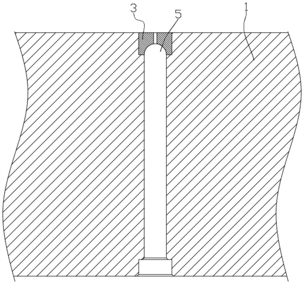 Lower electrode structure capable of effectively preventing Arcling and installation method thereof