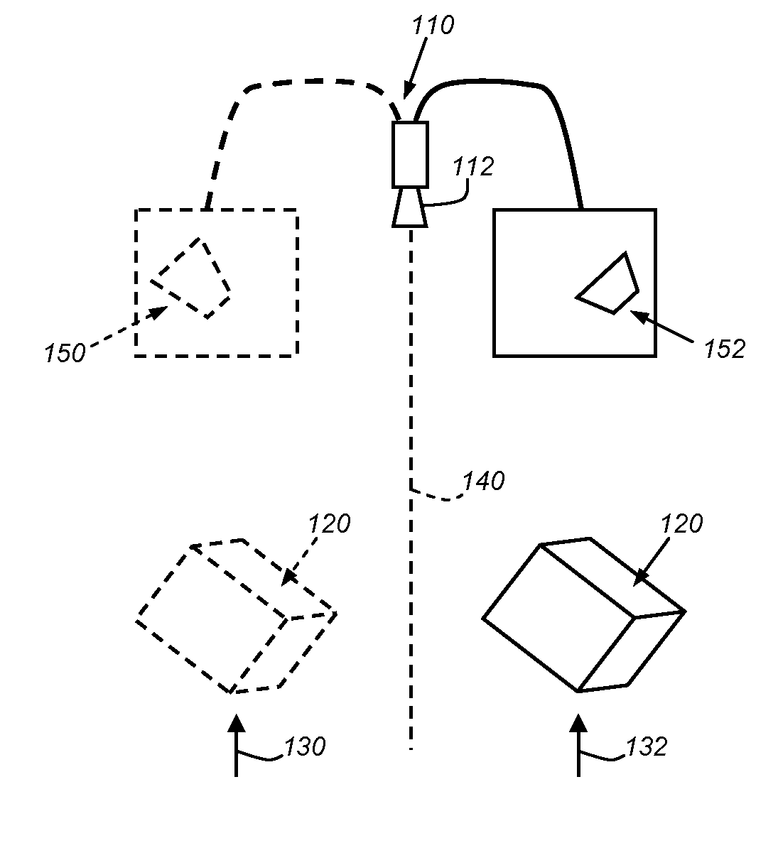 System and method for finding correspondence between cameras in a three-dimensional vision system