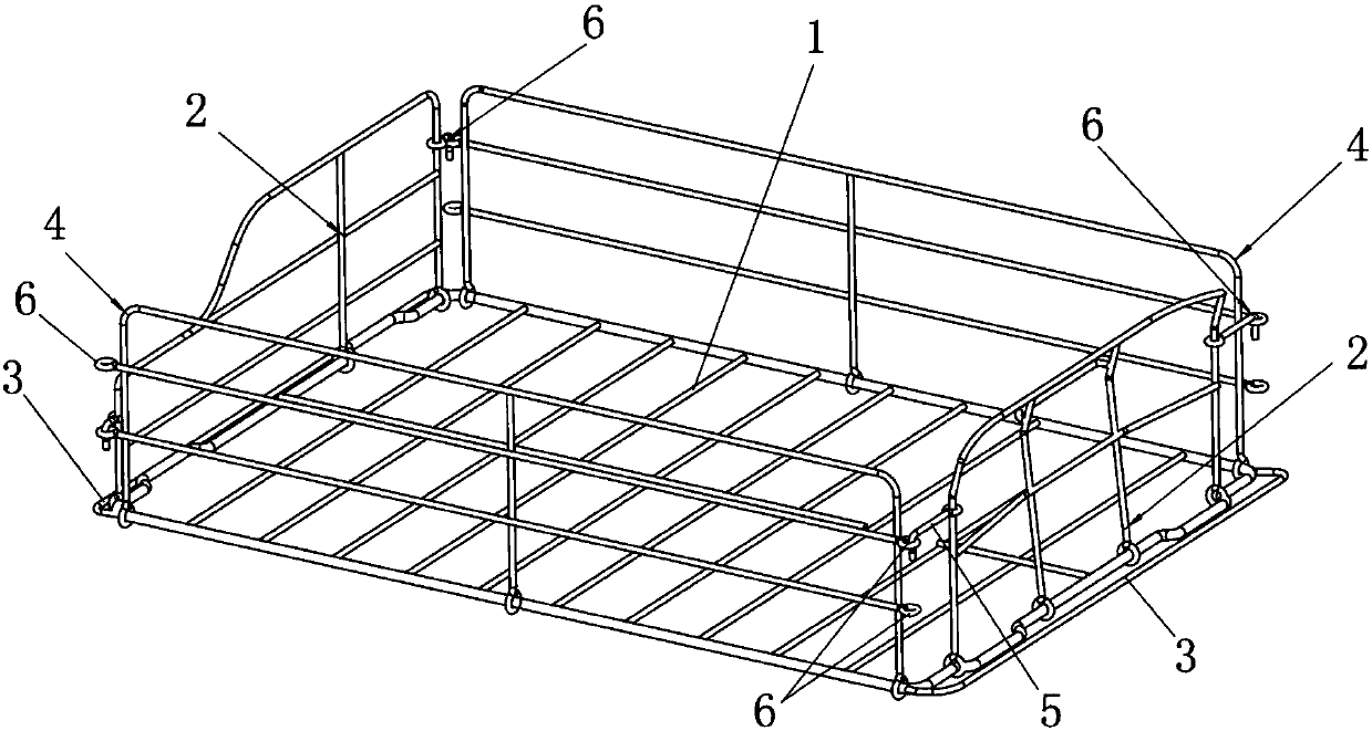 Article placing rack and drying machine or washing and drying integrated machine