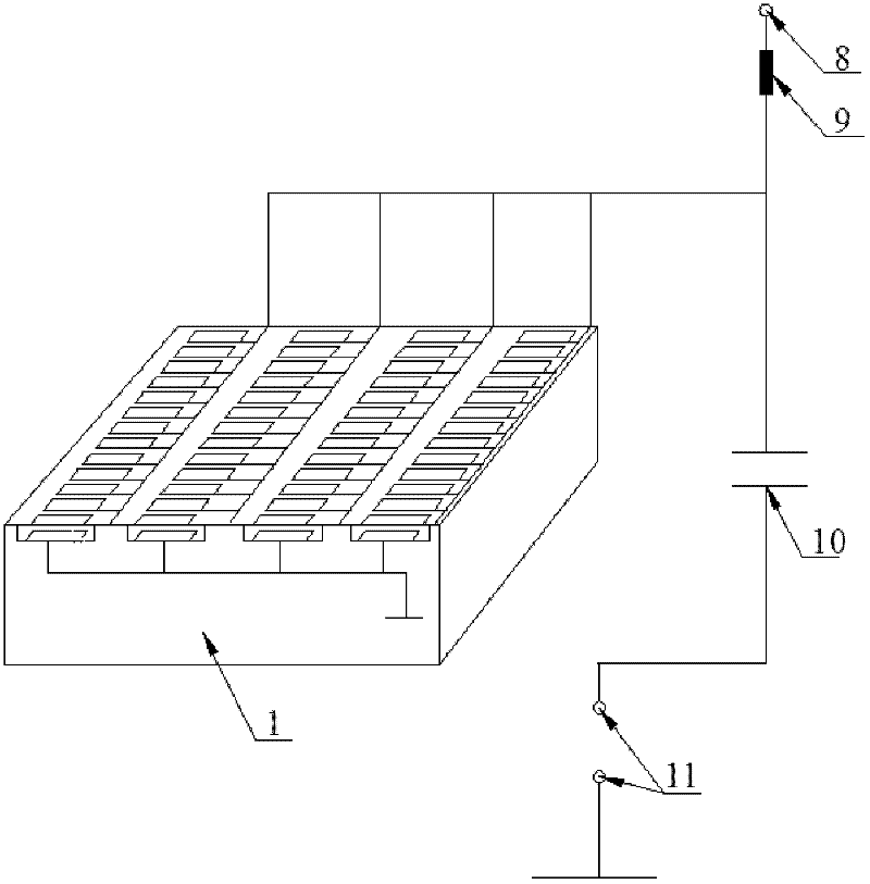 Capacitance micro-machining ultrasonic sensor for measuring density and production method thereof
