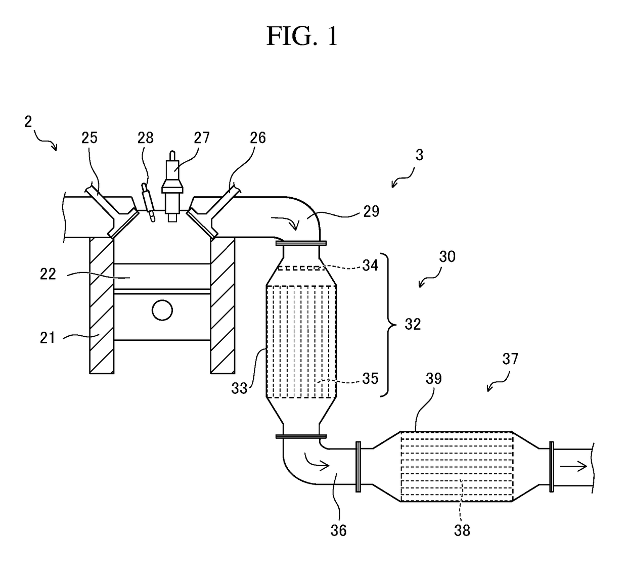 Exhaust gas purifying apparatus