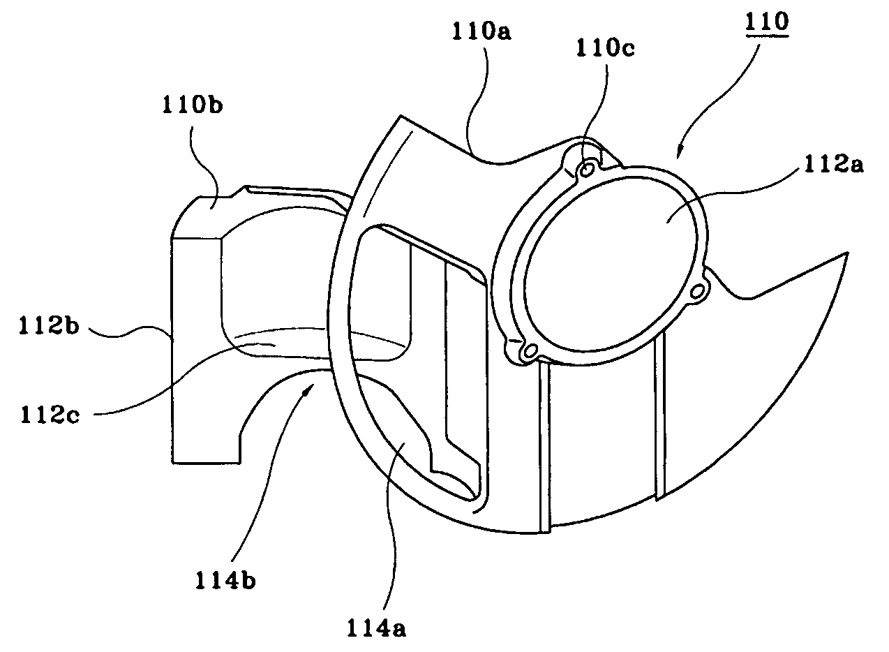 Brake dust cover structure of vehicle