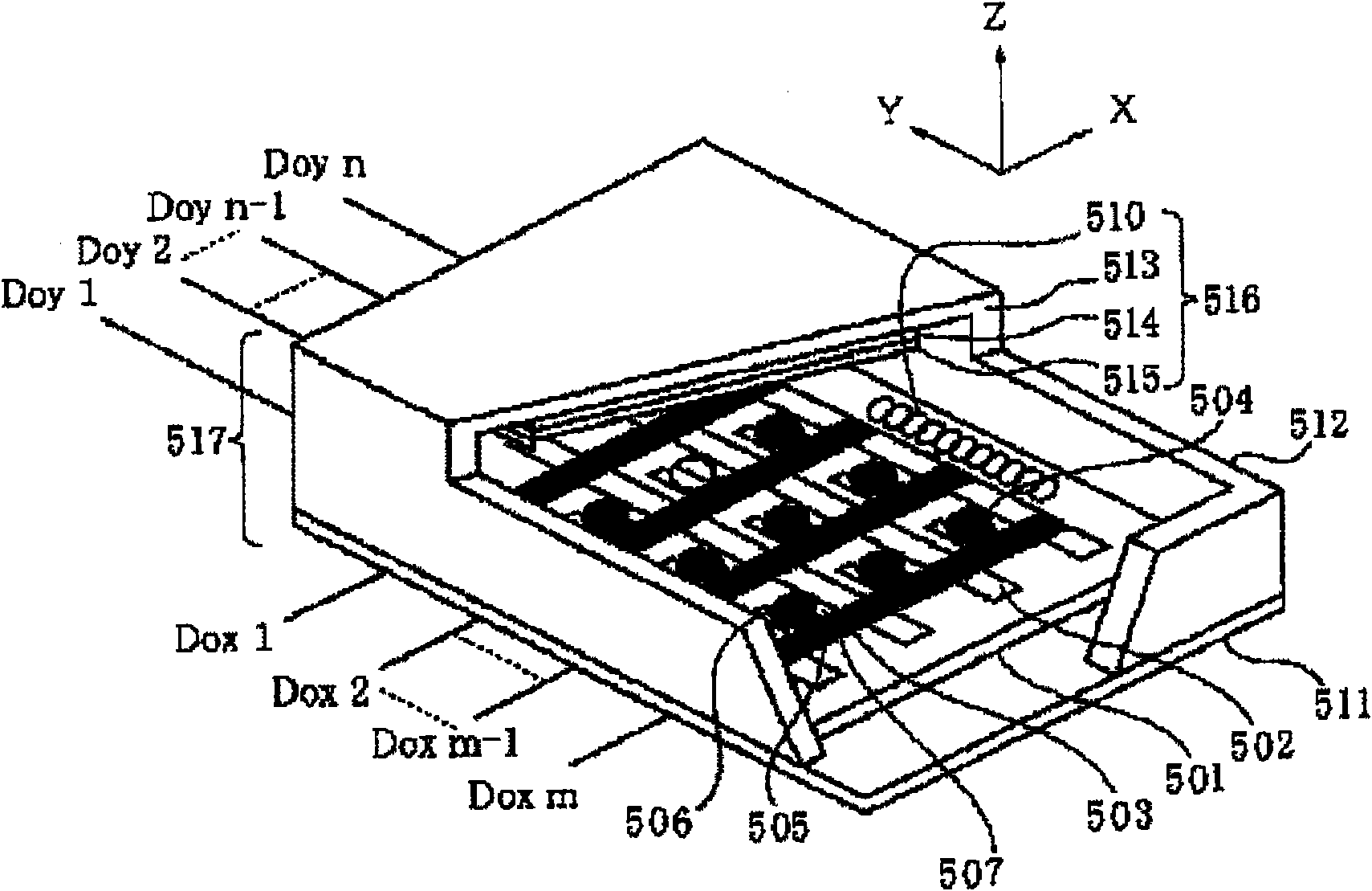 Processing apparatus and method of manufacturing electron emission element and organic el display