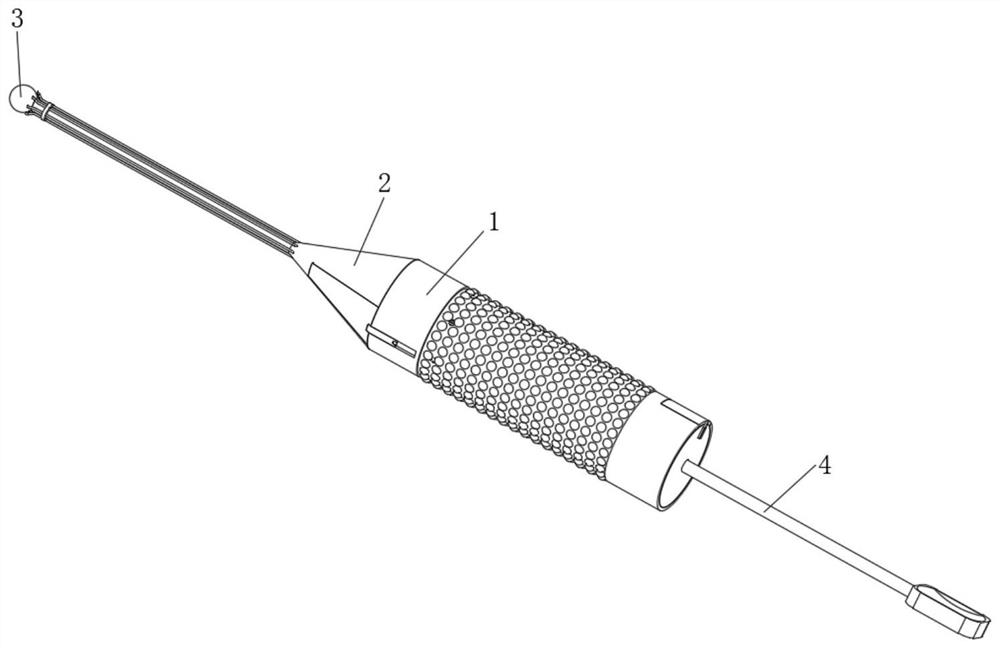 Children epiphyseal plate bone bridge removing device