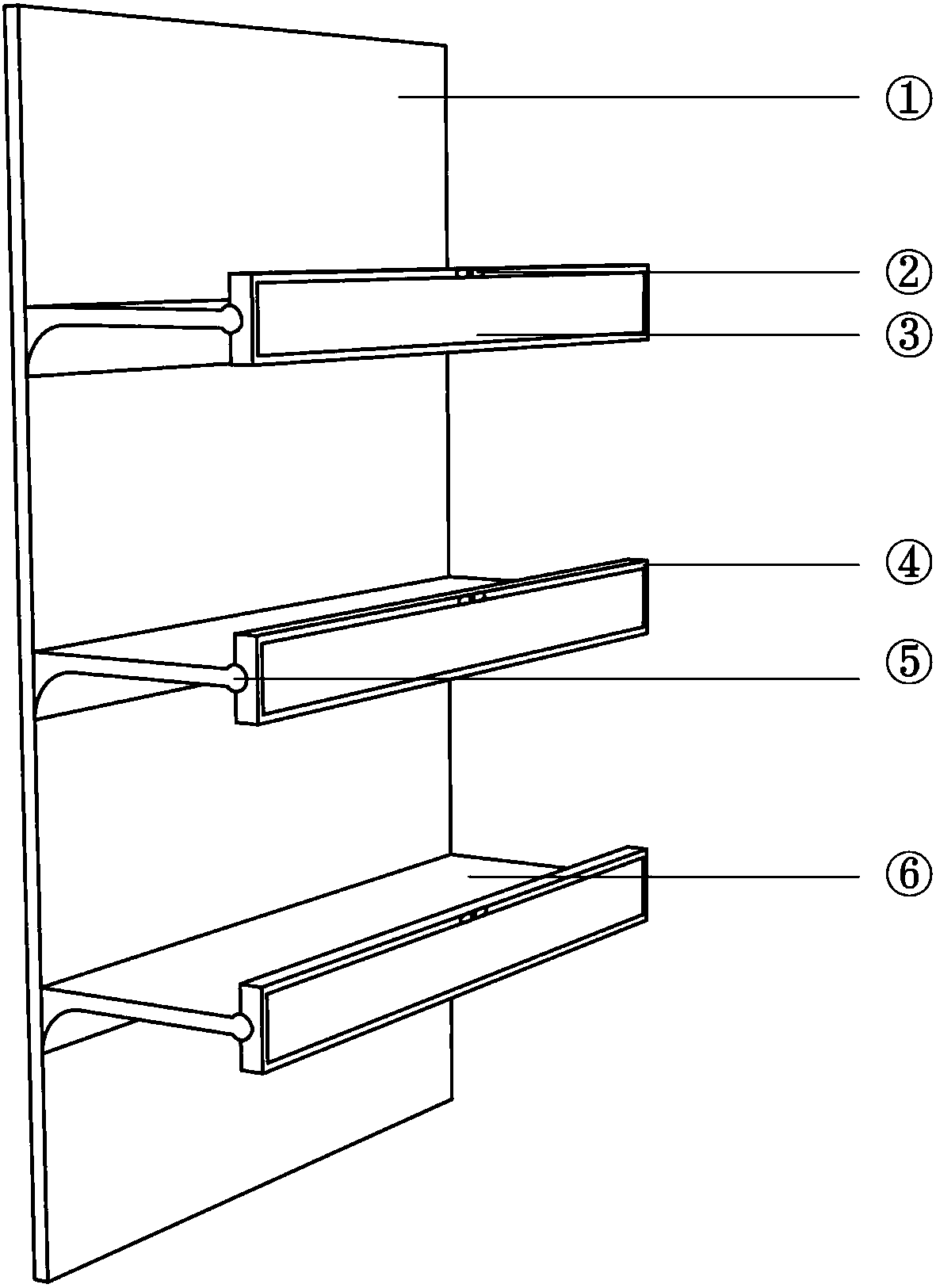 Smart price tag display device and application thereof