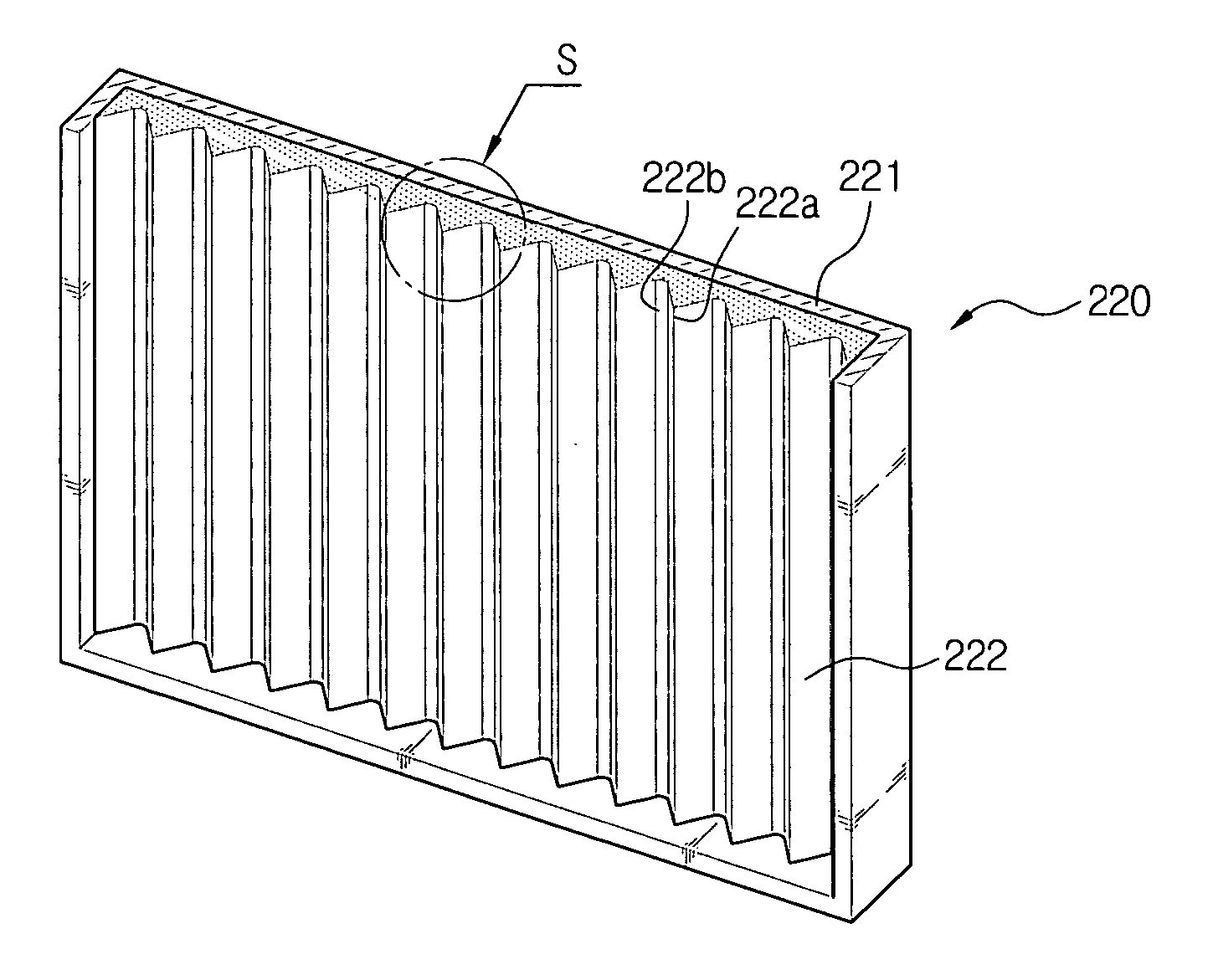 Filter assembly and a vacuum cleaner having the same