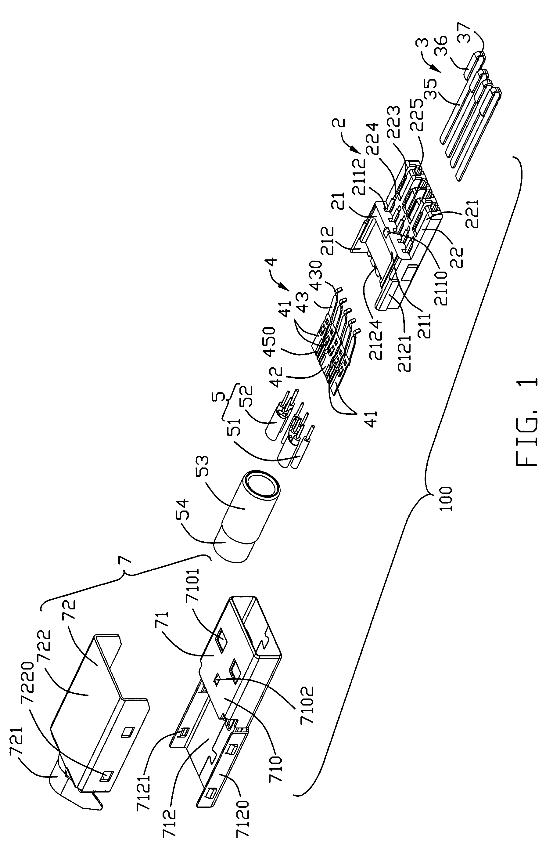 Electrical connector with improved wire termination arrangement
