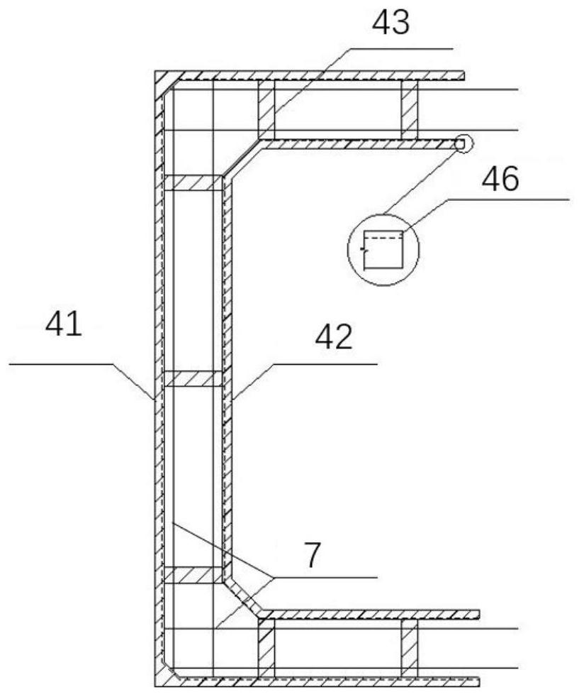 Pier column structure with segmental prefabricated shell and construction method of pier column structure