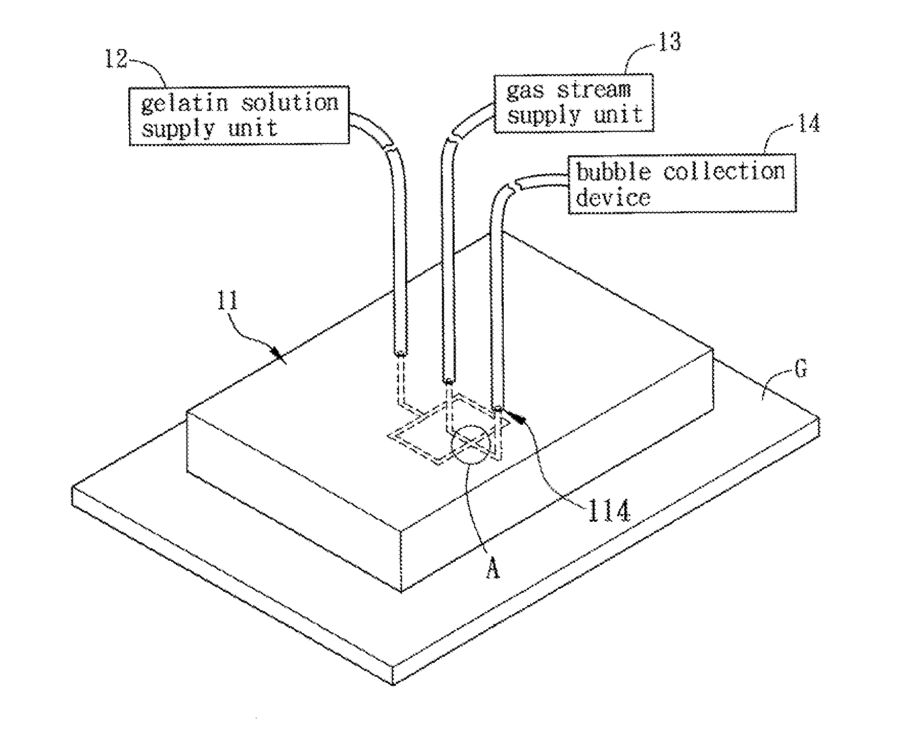 Method and device of fabricating three dimensional scaffolds
